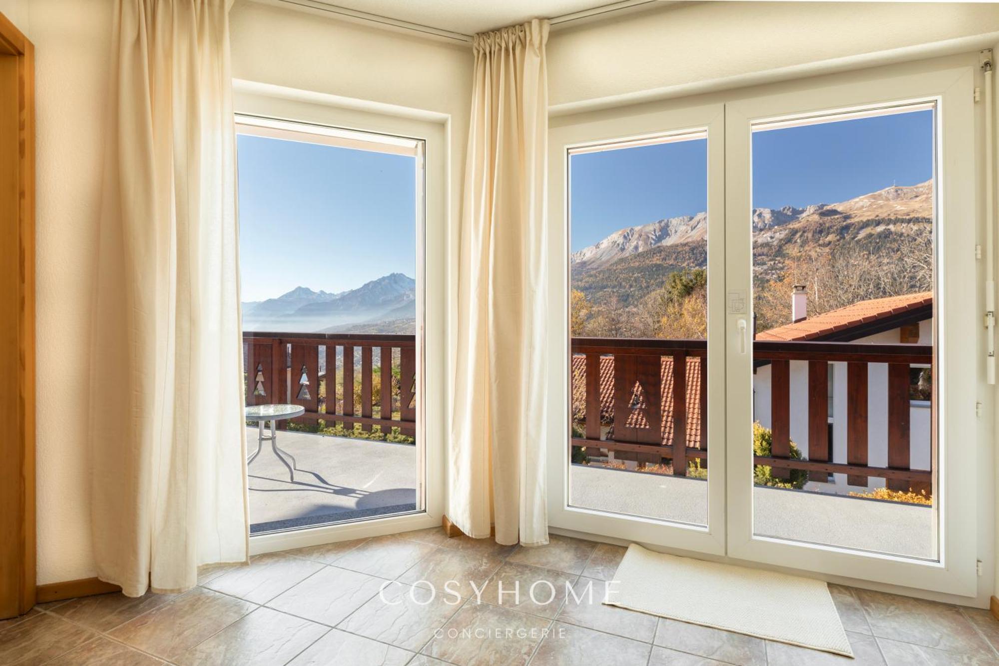 Chalet Des Alpes - Sunset View - Crans-Montana Exteriér fotografie